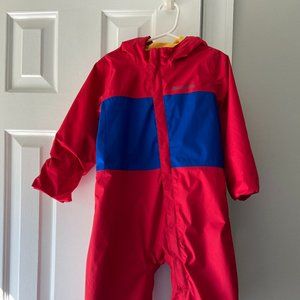 Toddler 3T Rain Suit - Red